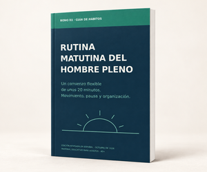 Portada del bono 3: Rutina matutina del hombre pleno